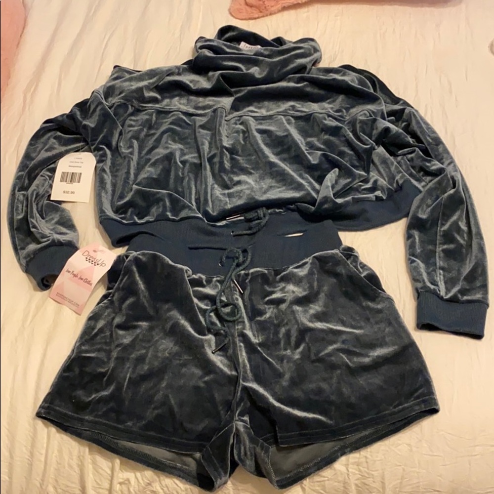 Velvet set from Shop Dress Up! NWT